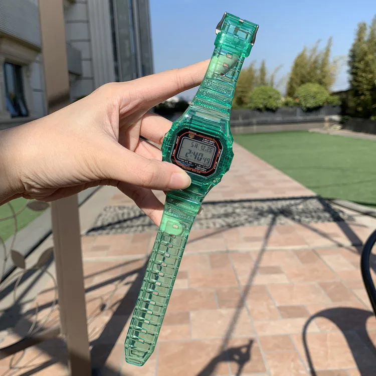 LAIHE Custom High Quality Correas Reloj TPU Multicolor Watch Strap Watchband for Casio Watch Bands Straps