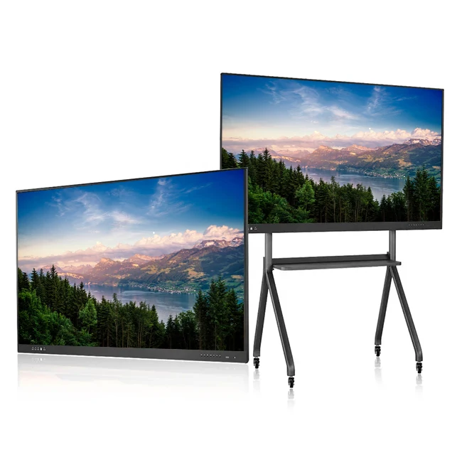 55/65/75/86/100 Inch Touch Screen Interactive Board Lcd Display Meeting Room Education Classroom Smart Interactive Whiteboard