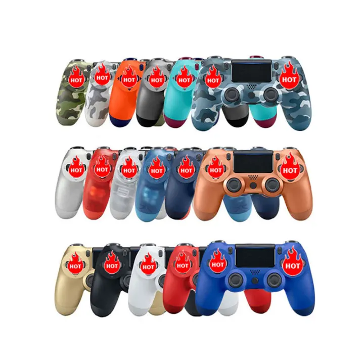 For PS4 Drop shipping 2021 New Colors Single Double Joystick Game handle Console Controller Switch Wireless Play Station Gamepad