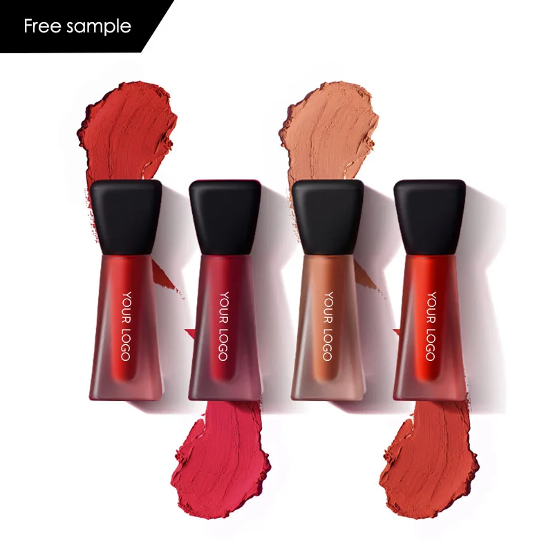 CC36410 Private Label OEM Cosmetics Wholesale  makeup velvet matte lipstick and Lip glaze Wholesale Vendor lipgloss tube