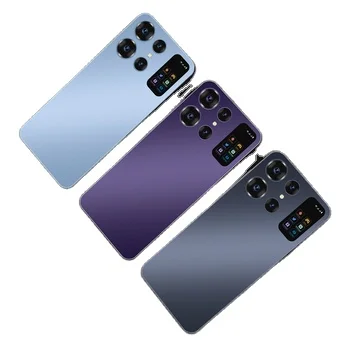 Лидер продаж, смартфон S24 ультра 7,0 дюймов, многоязычный разблокированный смартфон, Двойная сим-карта, 16 ГБ + 512 ГБ, память 5 г