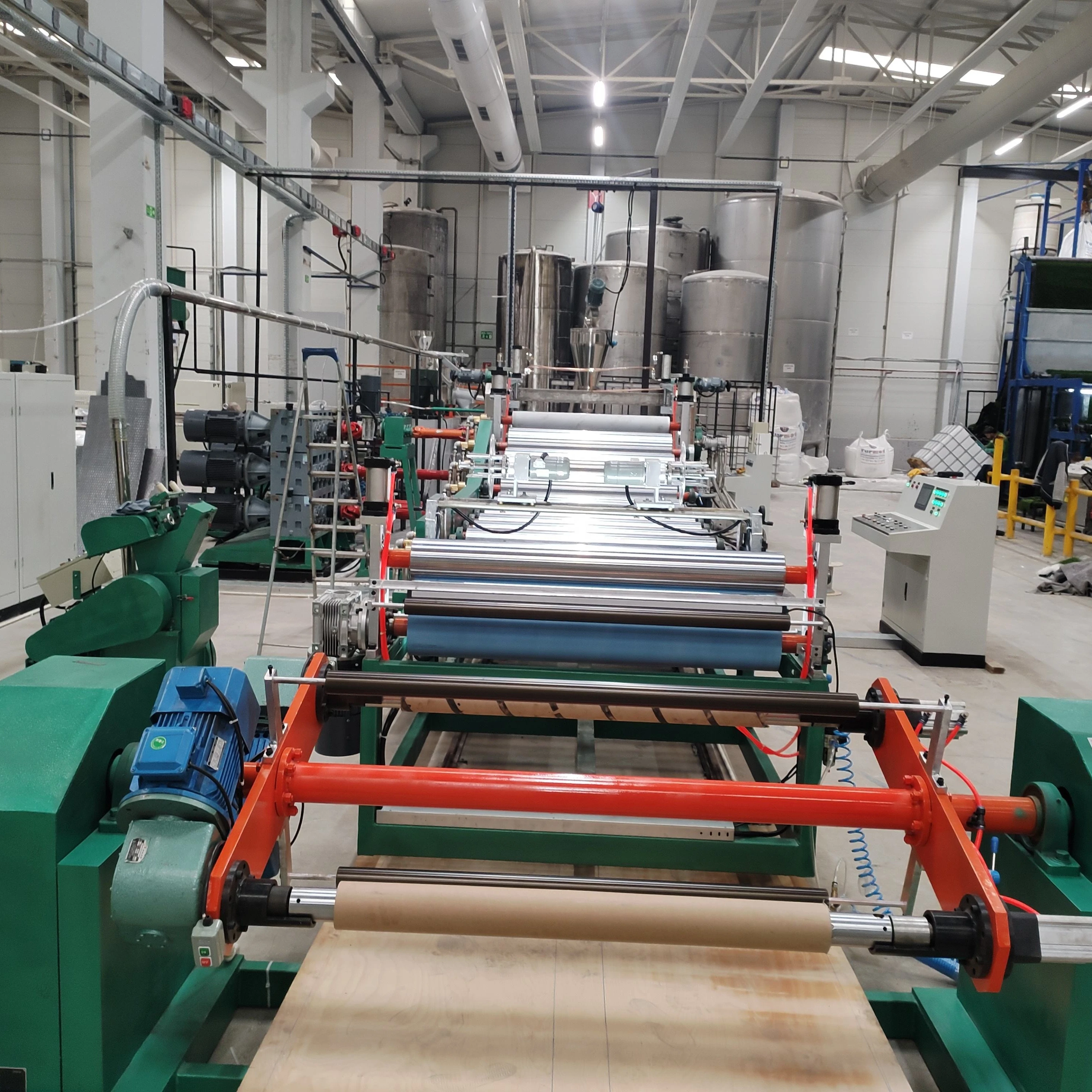 Plastic Sheet Soft Rigid Decorative PVC PET Film Extrusion Calendering Making PVC Film Roll Calender Machine