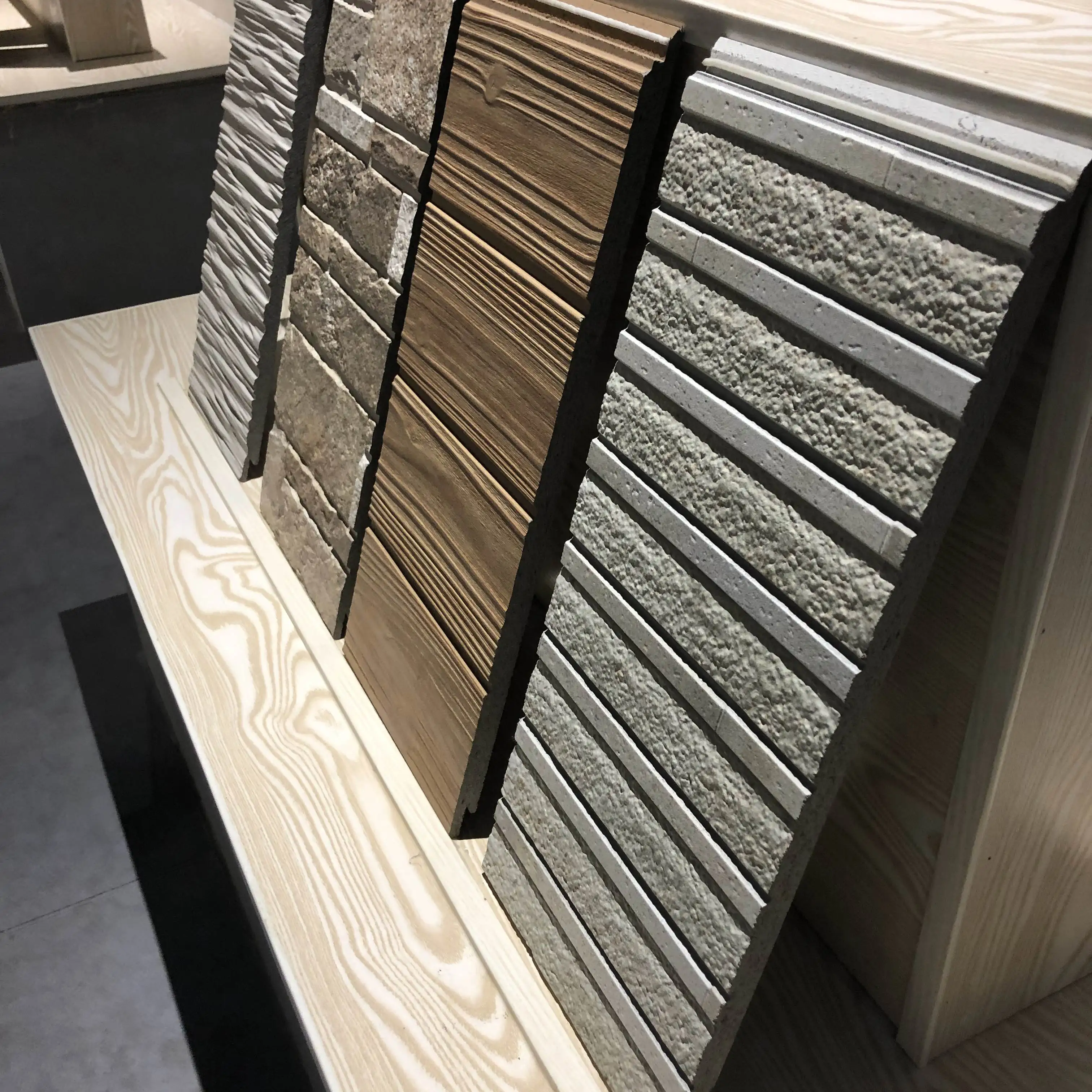 
Wood Grain Finish Matte Color Composite Fire-Resistant Fiber Cement Wall Panel 