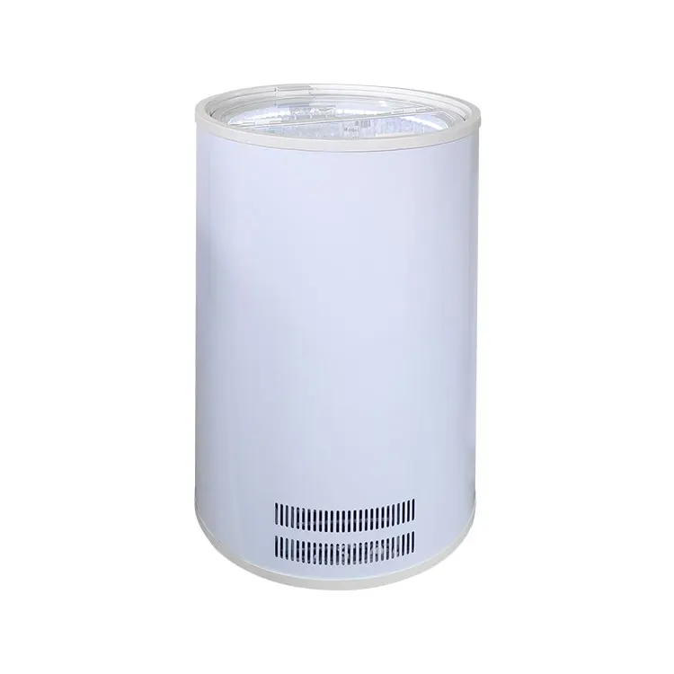 80 л 110 В/60 Гц круглый корпус энергетический напиток изысканные Оптовые морозильники SD80BY