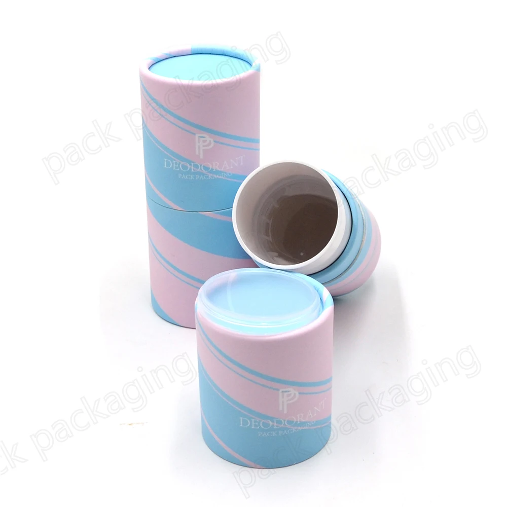 Customized Skin Care 50ml Deodorant Container Beauty Packaging Kraft Twist Up Paper Tube - Buy 2oz Round Natural Twist-up Tube