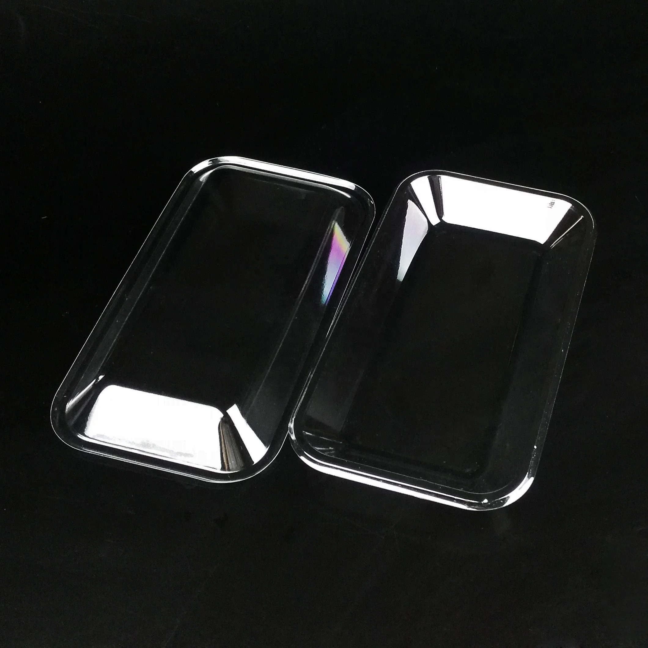 
Rectangle Plastic PET Disposable Tray Clear Plastic Tray Hot Sale 