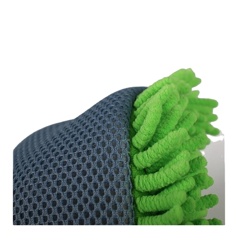 large size microfiber chenille wash mitt microfiber fabric for car wash cleaning micro fiber car towel