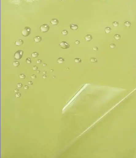 A 4 SIZE OR OTHER SIZE SELF ADHESIVE 50 MIC TRANSPARENT PET  FILM FOR WATERPROOF STICKER LABEL