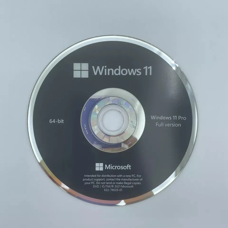 Windows 11 Dvd Full Package Original Oem Key 12 Months Guaranteed (1 set=10 pcs)Windows 11 Pro DVD