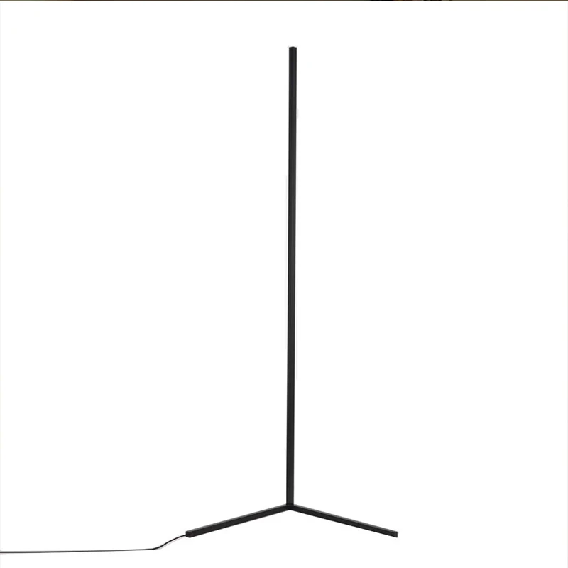 Dropshipping Stock  Dimming Black White Floor Lamp ModernNordic Shelf Standing Contemporary RGB Remote LED Floor Lamps 2021