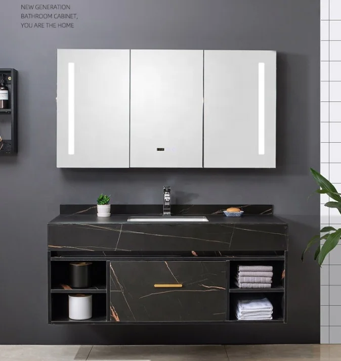 Superior Quality Maple Veneer Toilet Bathroom Sink Storage Cabinet