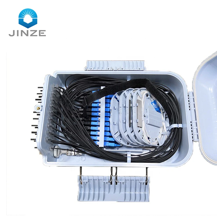 24 Ports FDB/FTB Indoor/outdoor Fiber Distribution Box Fiber Terminal Box Ftth Distribution Box PC ABS Grey or Black