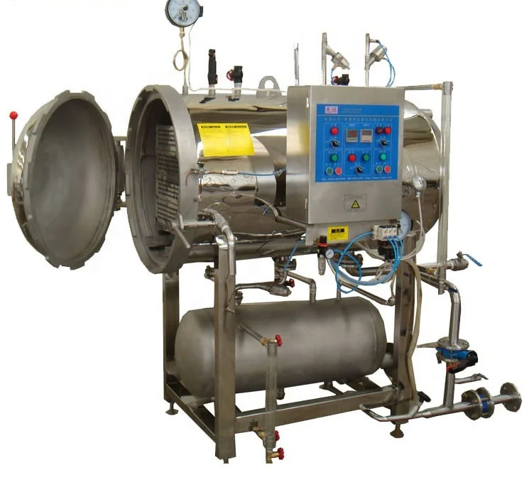 Small Retort Back Pressure Autoclave for Food Sterilization