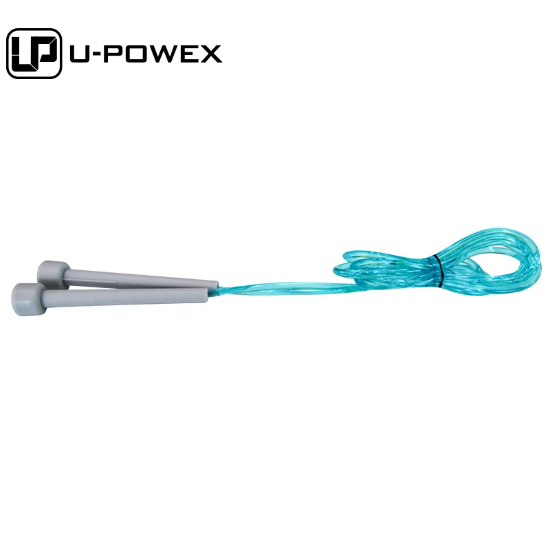 
Customized logo wholesale color pvc skipping speed jump rope for fitness 