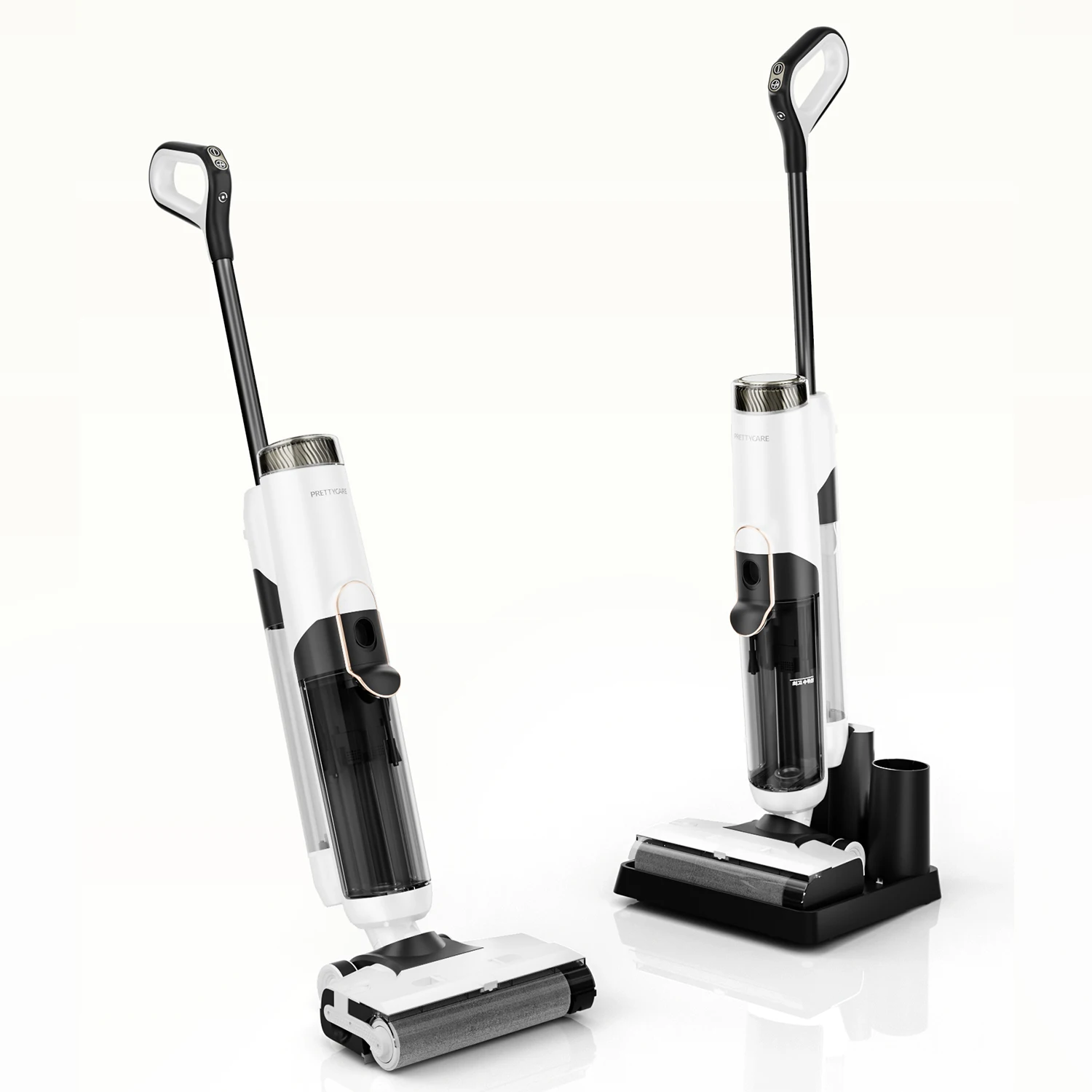 Vacuum Cleaner At Home PRETTYCARE WD01 Cordless Wet Dry Vacumms Floor Washer Cleaner Mop Heavy Duty Dry Wet Vacuum Cleaner