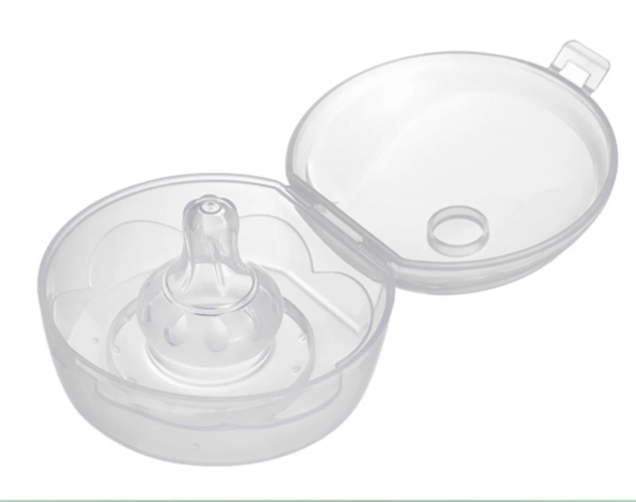 Breast Pump Food Grade Silicone Manual Partner Mom Baby Milk Feeding Suck Nipple Breastfeeding Original Cushion Pad with box