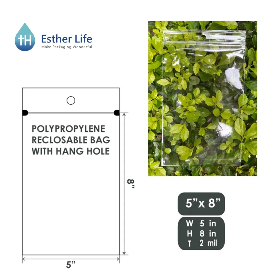 Factory Sale Hot Seller Home-Friendly Clear Food Bags Zip Bag With Custom Printing