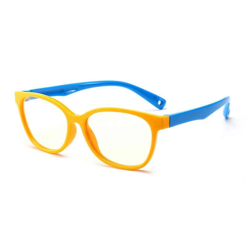 Newly fashion Kids optical eyewear glasses high quality silicone anti blue light glasses
