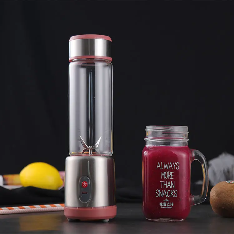 High-Performance Home Appliances Stainless Steel Blade Electric Fresh Fruit Juicer Blender Cup