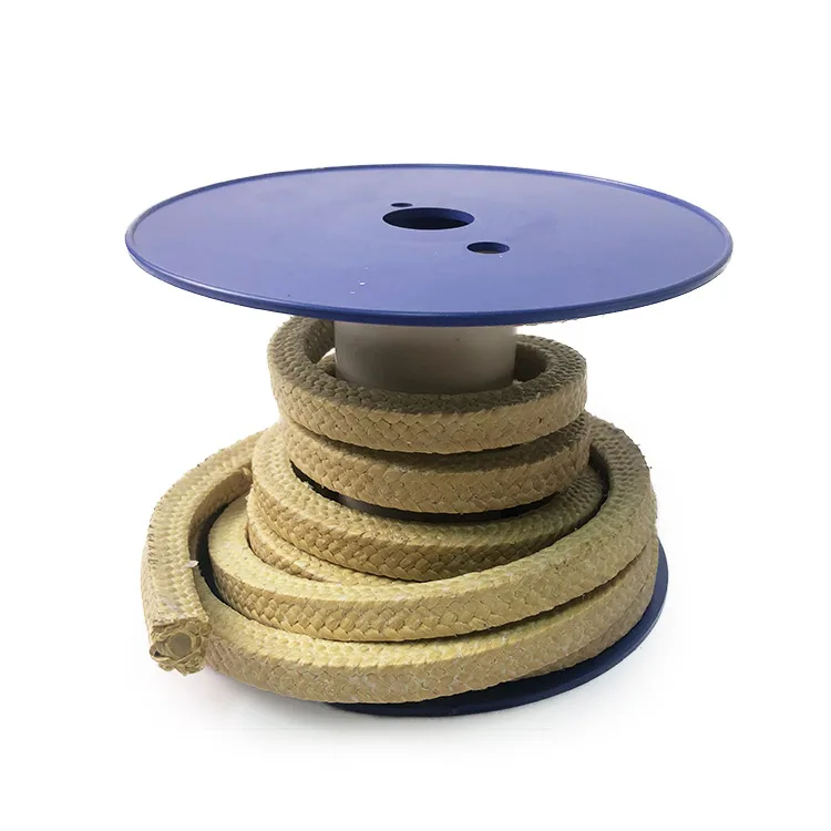 8*8mm  Aramid Fiber Gasket Gland Packing With PTFE  Used in Valve