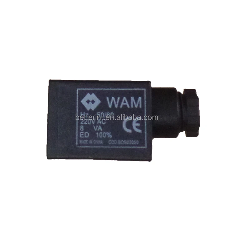 WAM 220V AC 50/60Hz Solenoid Coil BOB22050 for Solenoid Valve V5V80