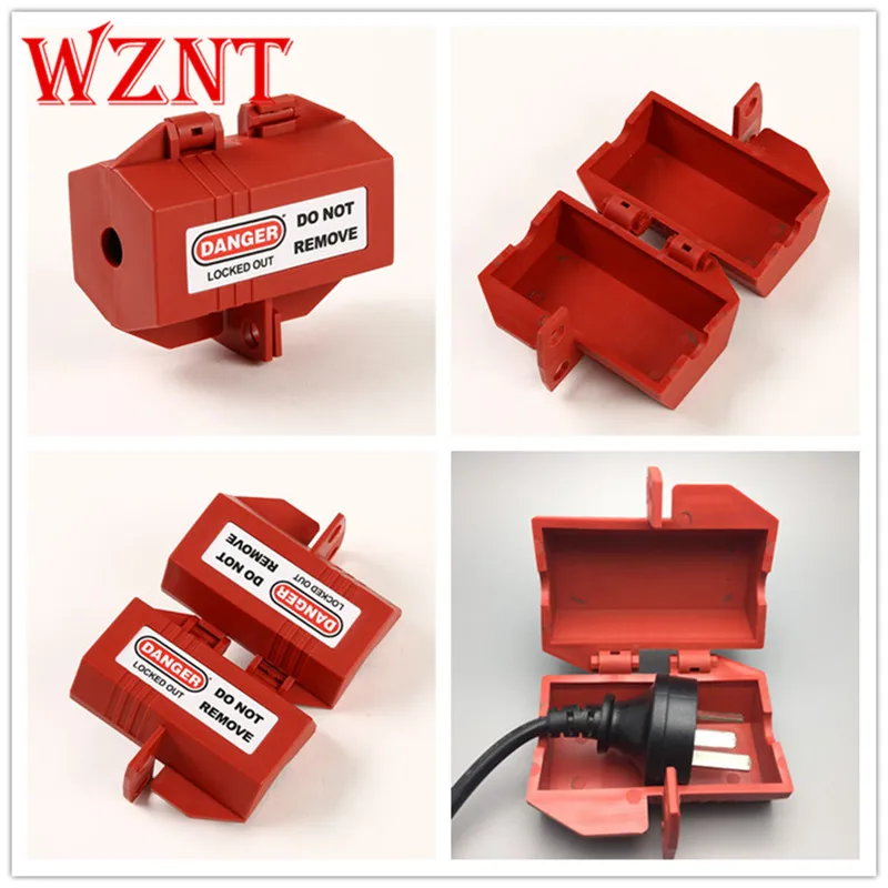 NT-P02 Rugged Polypropylene Middle size Plug Lockout Lock for Plug