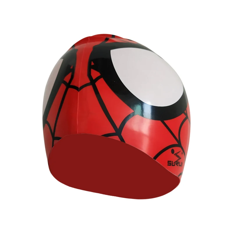 child Cartoon Sports Elastic Personalized Swim Caps Kids Swimming Hat