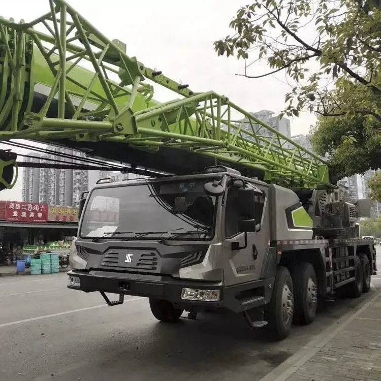 Тележка Zoomlion с тяжелым прицепом на 150 тонн, телескопический кран с корзиной для продажи