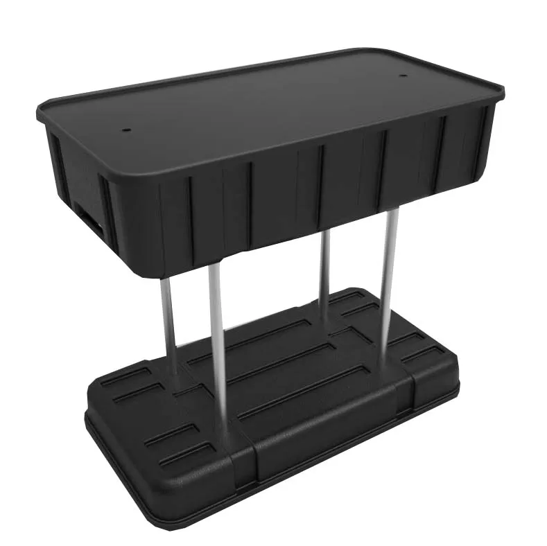 Trade show acrylic pop up display case dressing table counter