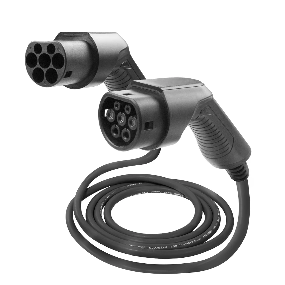 5 м EV зарядный кабель plug gun 62196-2 электромобиль зарядное устройство разъемы