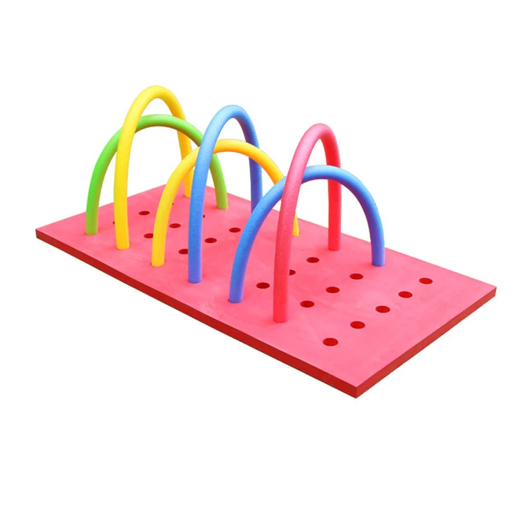Bulk pool noodles foldable swim lake pool pad eva foam water swimming floating mat with holes