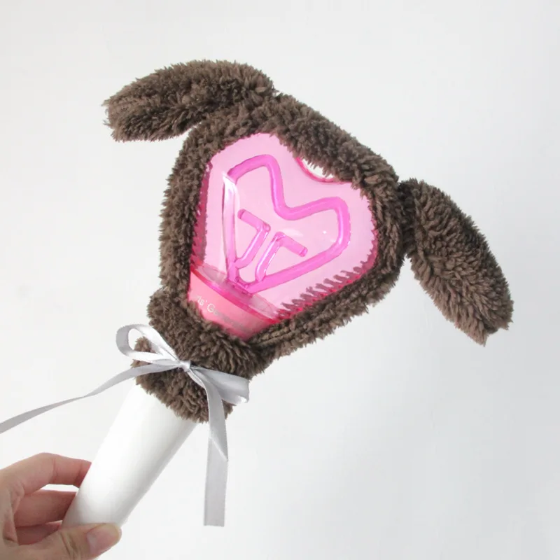 Kpop Concert Light Stick Covers South Korean Pop Culture Group Fans Plush Lightstick Cover OEM Bear Jst Unisex Eco Teddy Bear