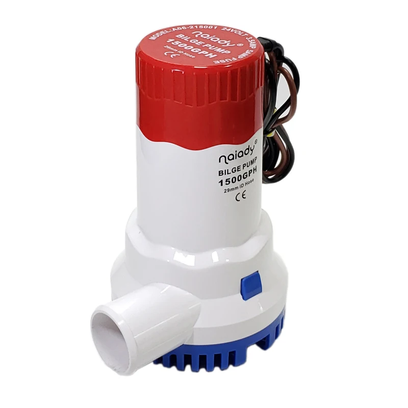 Non Automatic Submersible Boat Marine Bilge Water Pump 12V 24V 1500GPH Portable Fishing Camping Item Cable