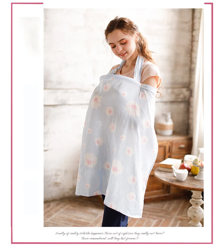Wholesale Breastfeeding Nursing Cover China Clothes Clothing Custom Print Cotton Oem