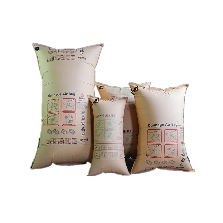 Different Sizes Available Air Valve Caliber Dunnage Air Bag Container Pillow Inflatable Plastic Bag for Shipping