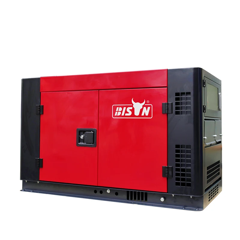 BISON 380V 10Kva 12.5kva 10kw silent diesel generator 50hz 380v diesel generator