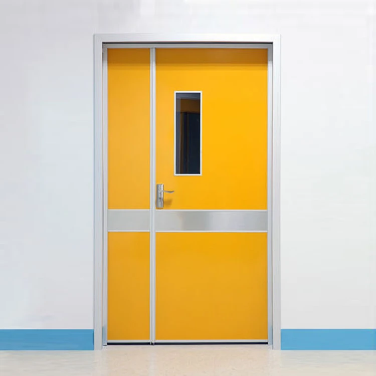 Gmp Modular Clean Room Steel Door Industrial Food Cleanroom Factory Push Door Hospital Lab Cleanroom Door