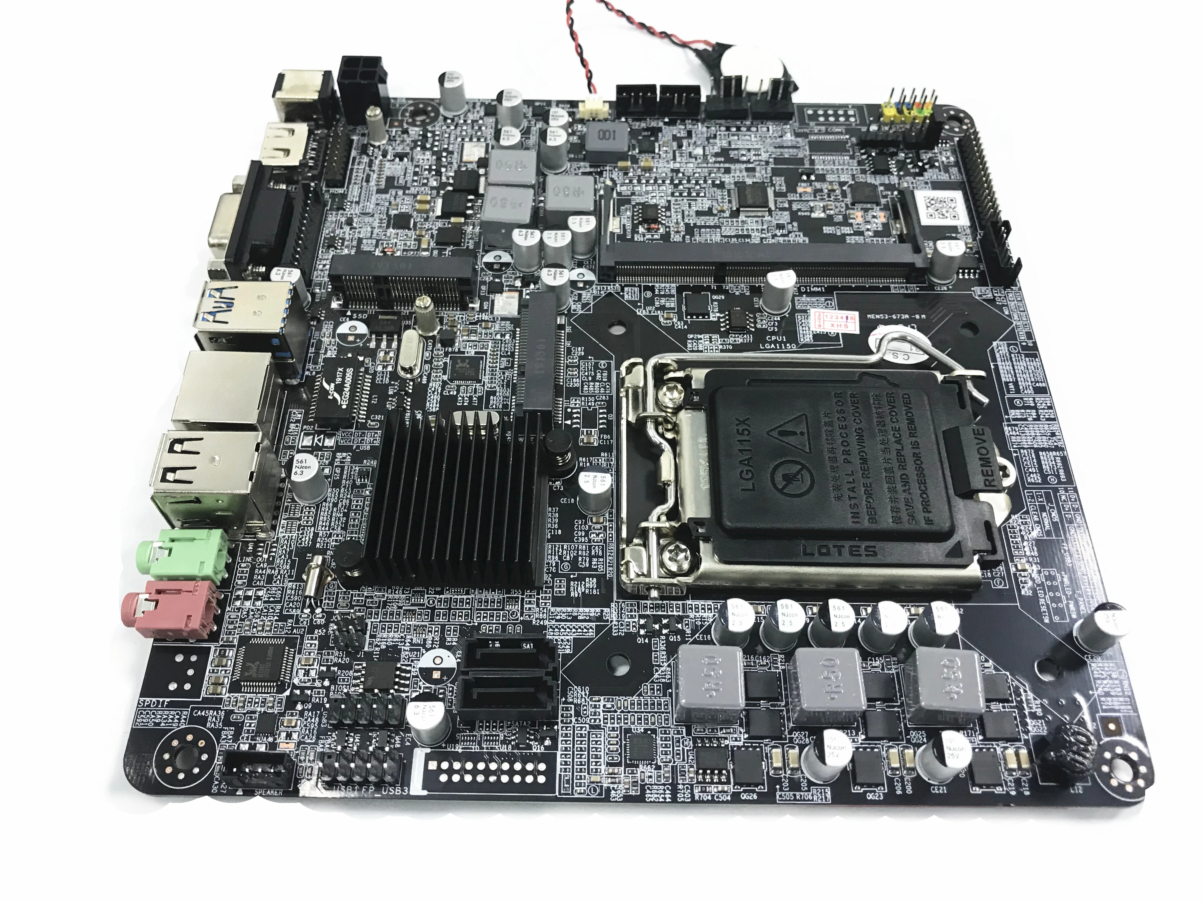 Мини-ПК ITX INTEL материнская плата H81-M3N lga1150 с 12V DC