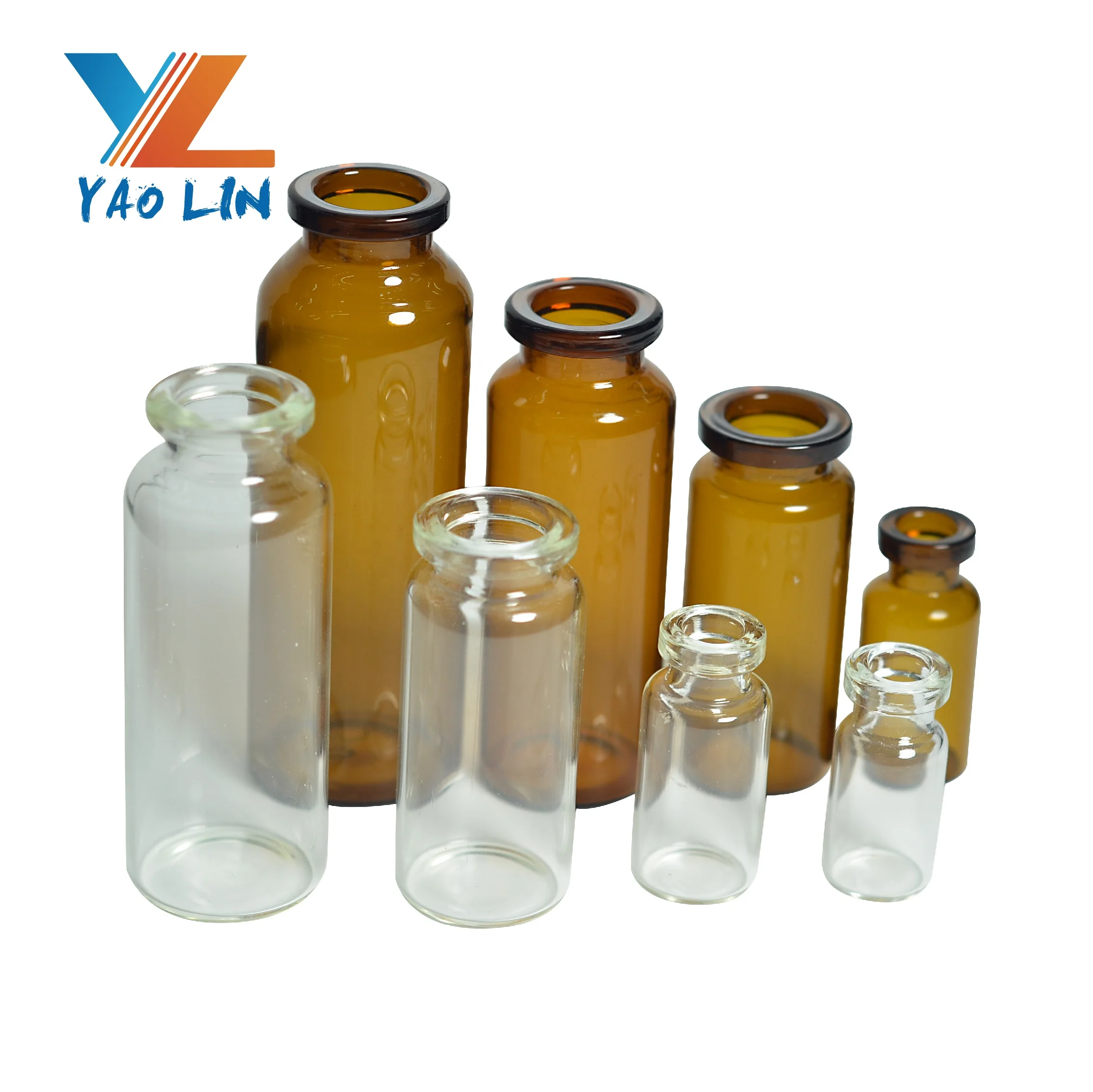 
Medical 10ml Glass Vial with customized label 