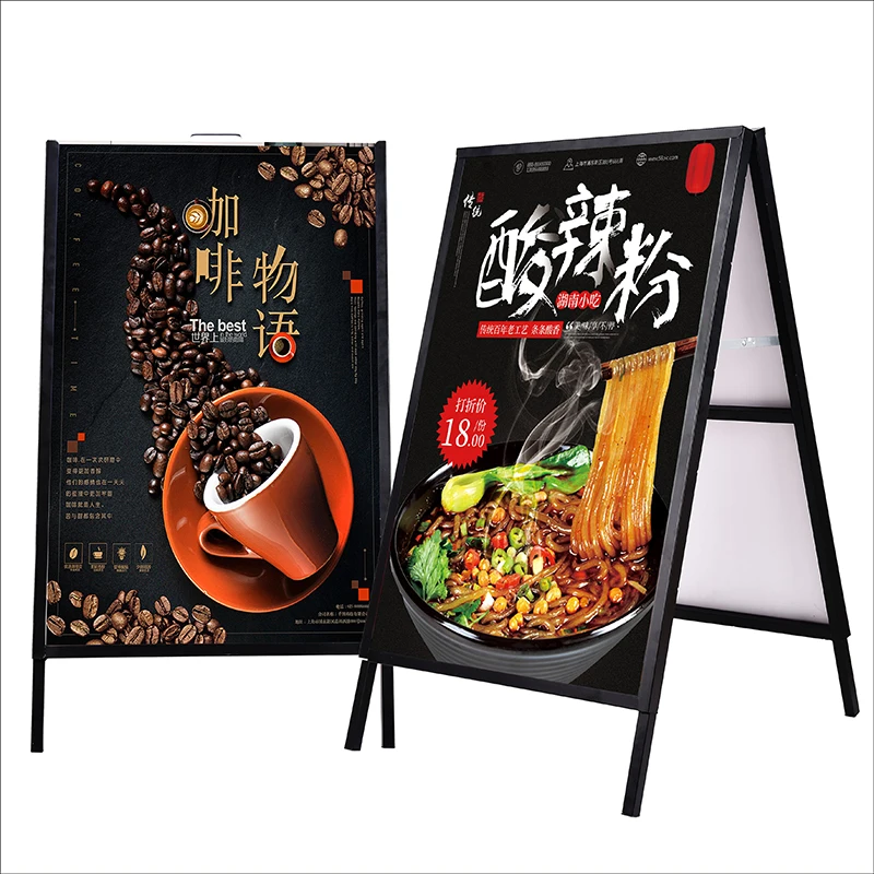 Custom Design Pop Advertising Display Floor Standing Poster Display Stand For Promotion
