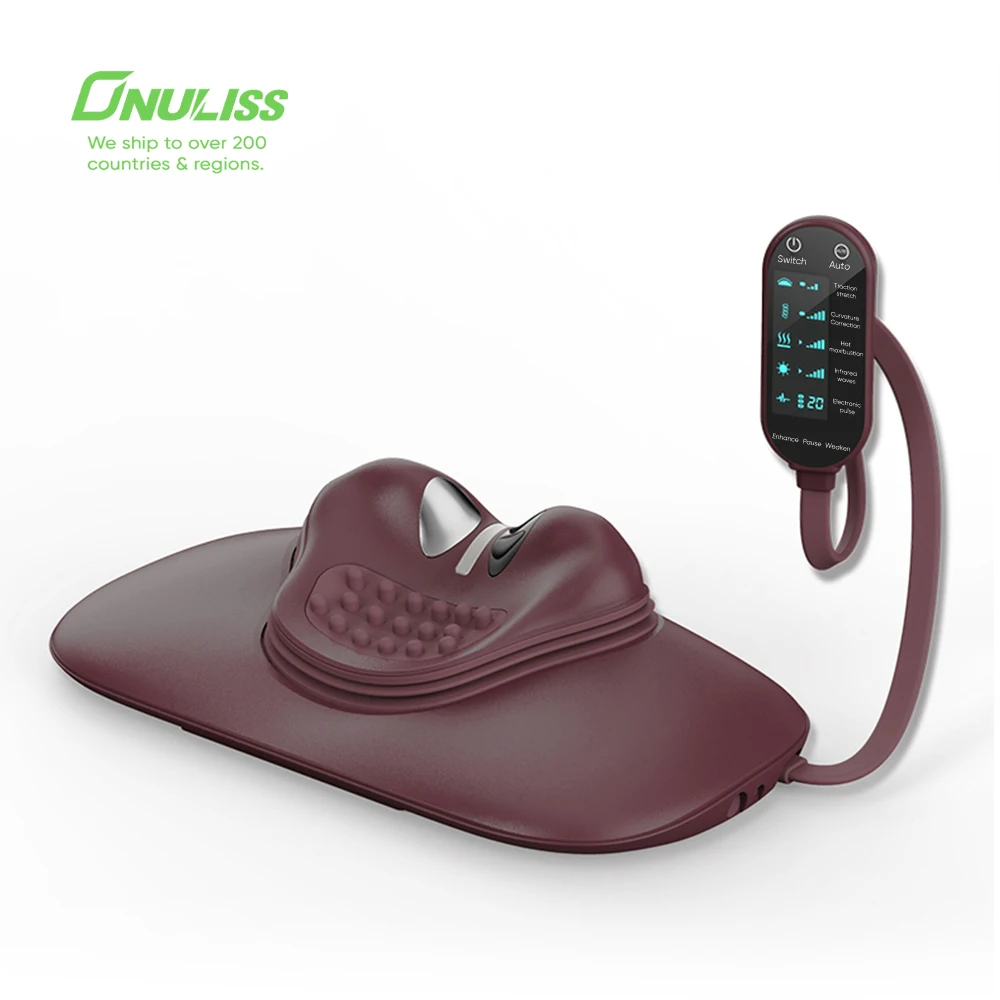Portable Smart Cervical Traction Device Pillow with Heating Pad Neck Stretcher for Pain Relief Neck and Shoulder Massager