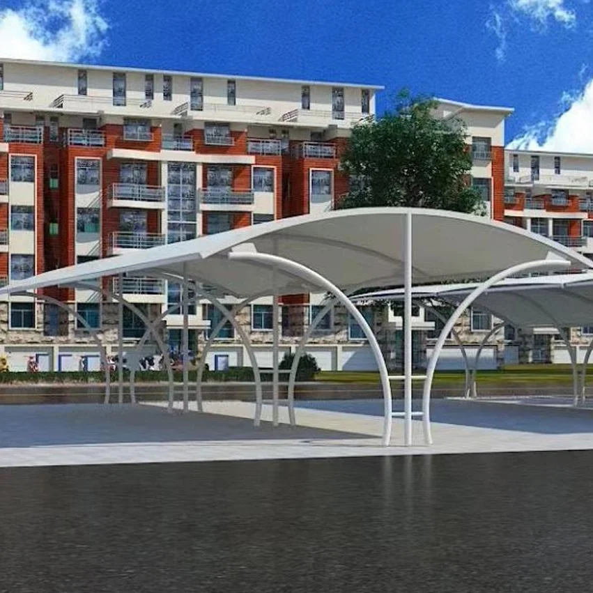 PVDF waterproof and UV resistant stretch building film sunshade cloth