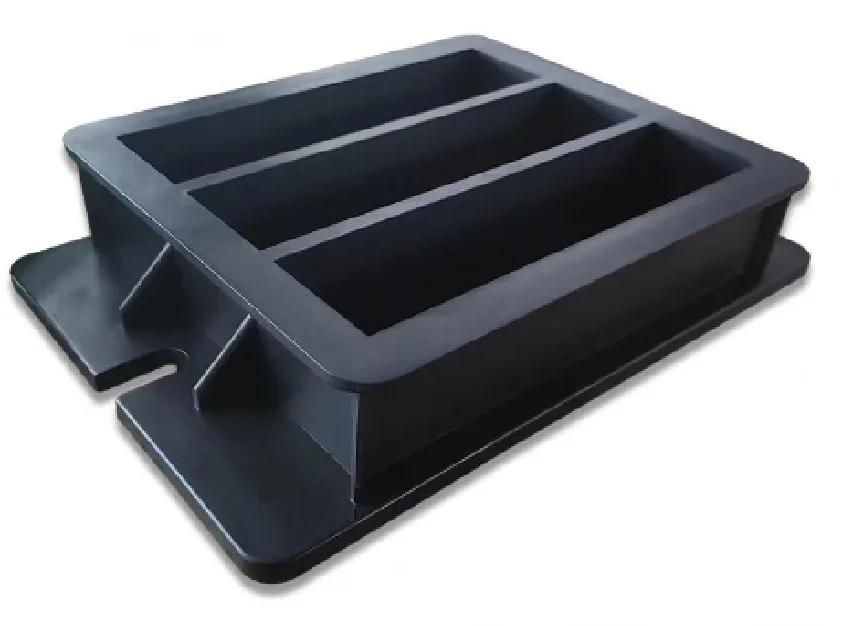 High Quality Cement Mortar Three Gang Plastic Test Mould Mortar Cube Test Mold
