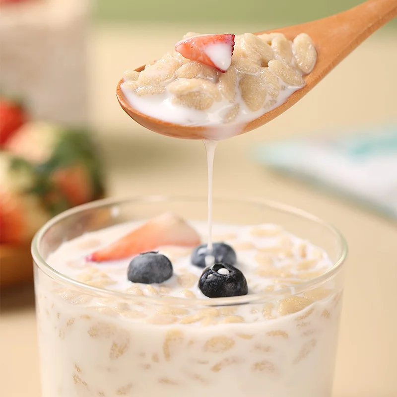 Sugar free Tartary buckwheat Oats flakes 100% nature grains instant weight loss meal replacement breakfast dinner cereal food