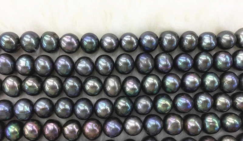 
12-13mm Wholesale Fresh Water Pearls Near Round Pearl Real Natural Freshwater Cultured Loose Pearl Strand 