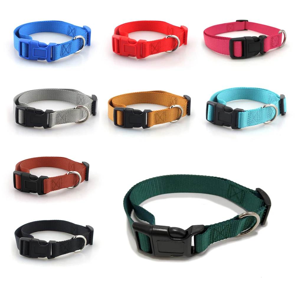Multi-color Adjustable Collar for Pets Cat Dog Polyester Collar