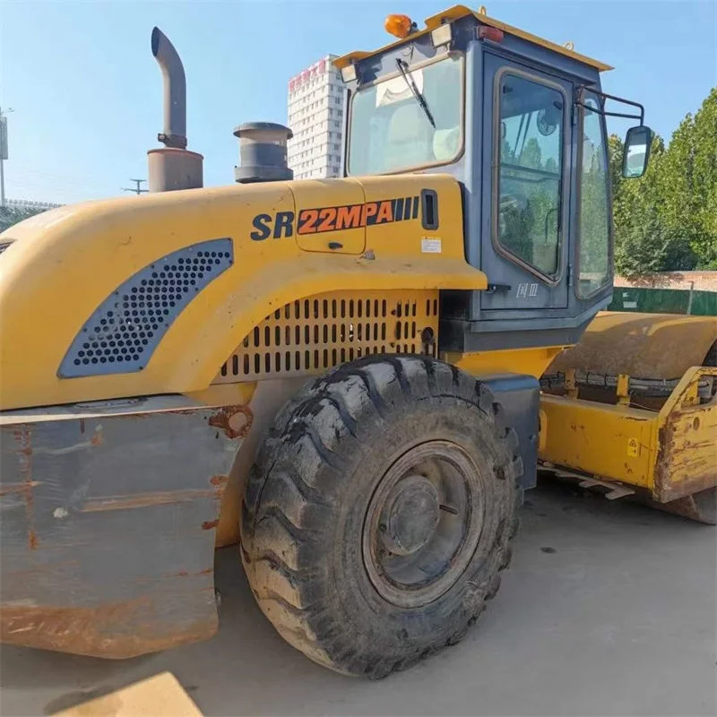 EXCELLENT PERFORMANCE USED ROAD ROLLER  SR26M SR22M USED DOUBLE DRUM ROLLER  1 TON 4 TON  USED ROAD ROLLER 10 TON