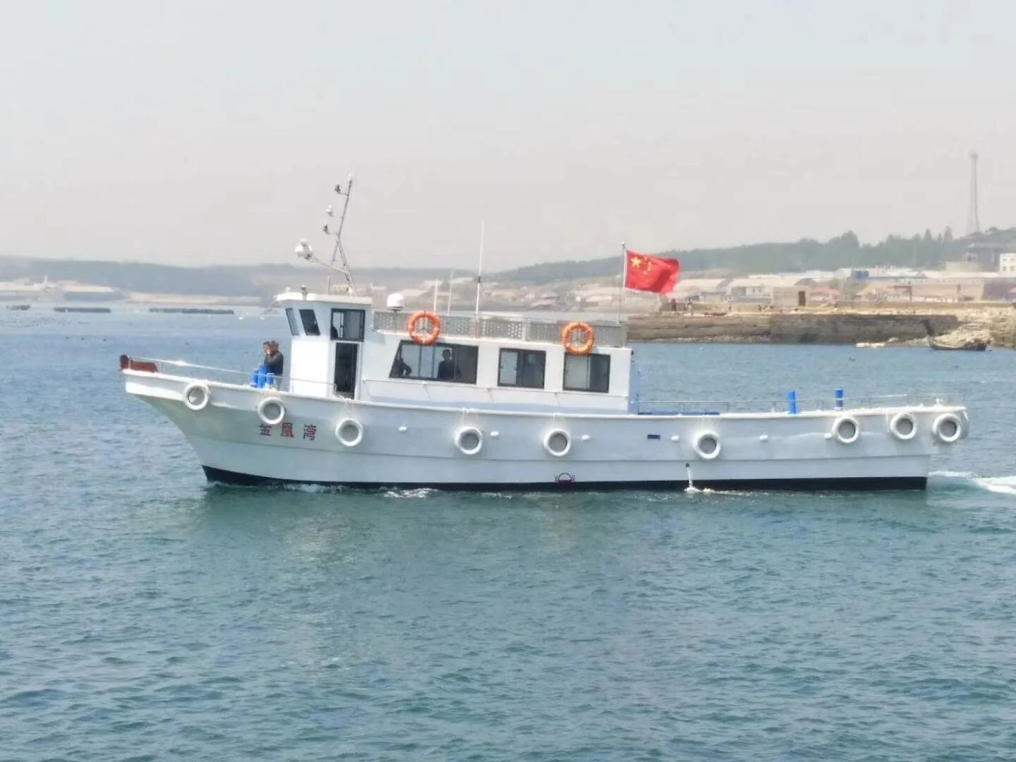 Grandsea 17.3m Steel and Fiberglass Material Commercial Fishing Boat Trawler Fishing Boat