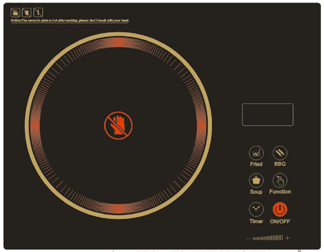 Small Home appliance Electric Infrared  cooker spare parts  micro-crystal plate