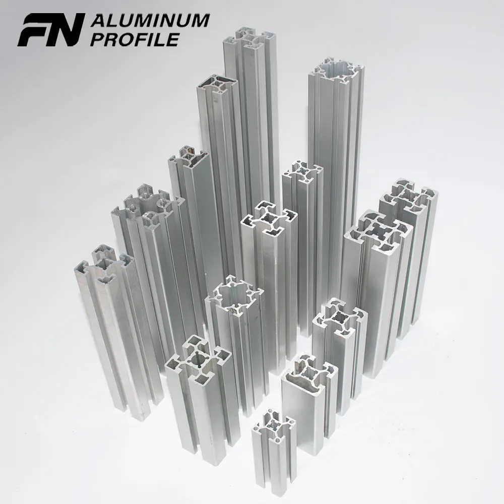 Wholesale 4080 Structural Aluminum Extrusion Profile Surface Finish T Profil Aluminum Customized Aluminum Profiles